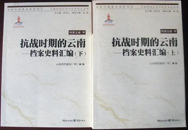 抗战时期的云南——档案史料汇编（2册全）-滇史网