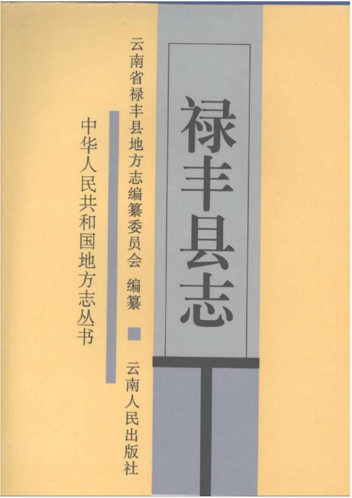 禄丰县志-滇史网