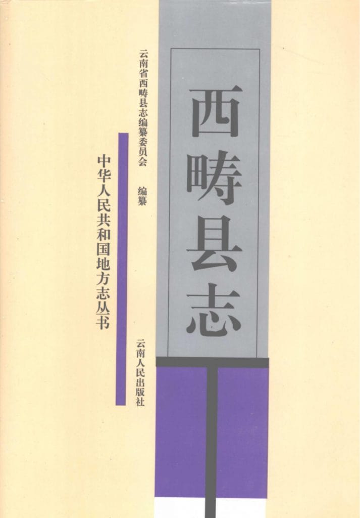 西畴县志-滇史网